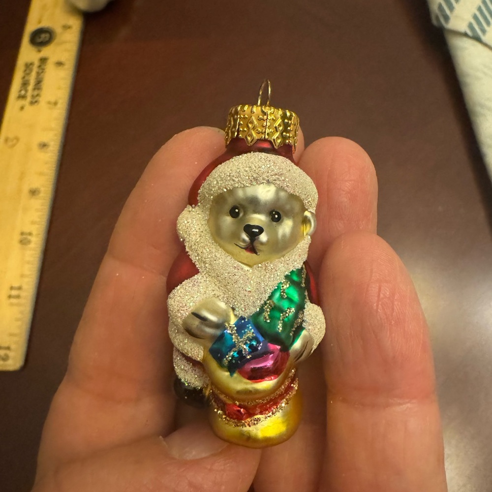 4 Handcrafted glass ornaments - Picture 6 of 12